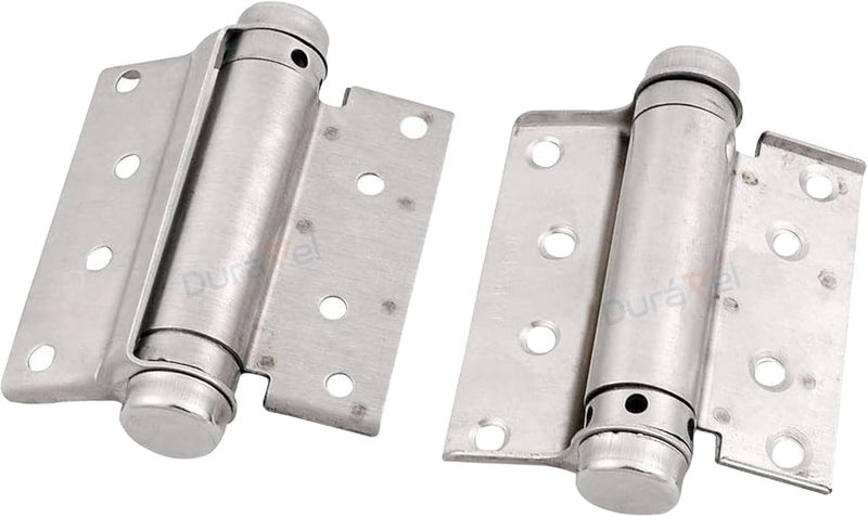 Duravel Single Action Stainless Steel Self-Closing Spring Door Hinge (2 Pcs) - 4 Inch - Image 1